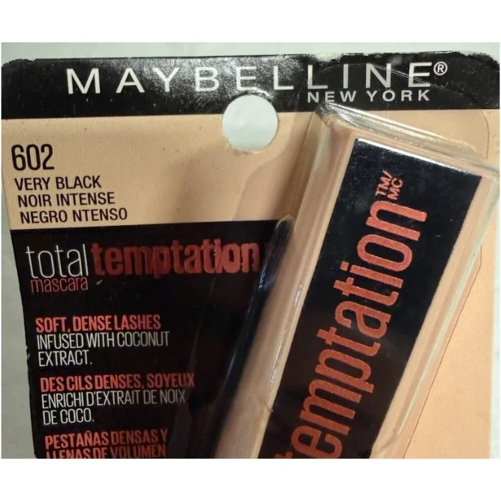 Maybelline Total Temptation Washable Mascara Very Black
